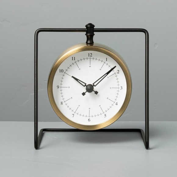 HEARTH AND HAND Sitabout Hanging Clock - Picture 1 of 2